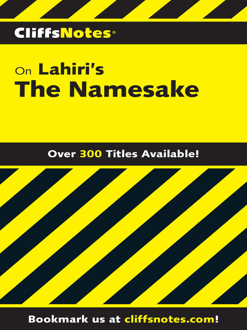 Title details for CliffsNotes on Lahiri's the Namesake by Gregory Coles - Available
